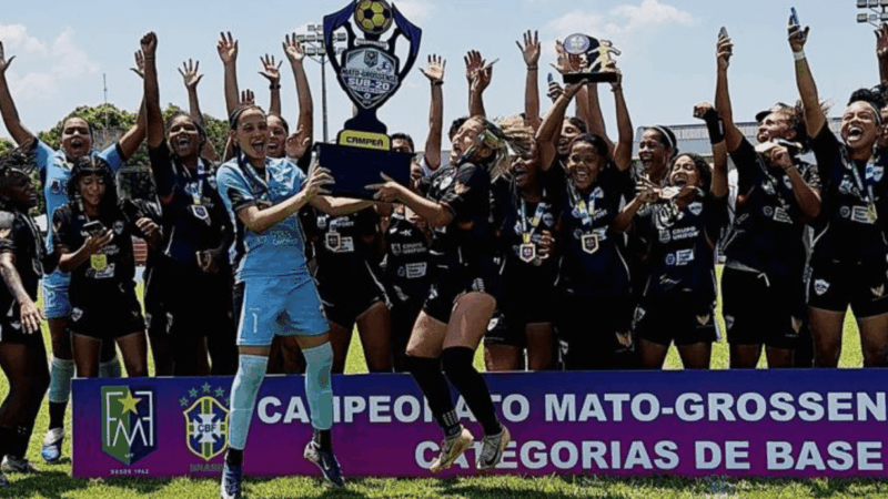 Ação goleia o Várzea Grande e fica com o título inédito do Mato-grossense Sub-20 Feminino