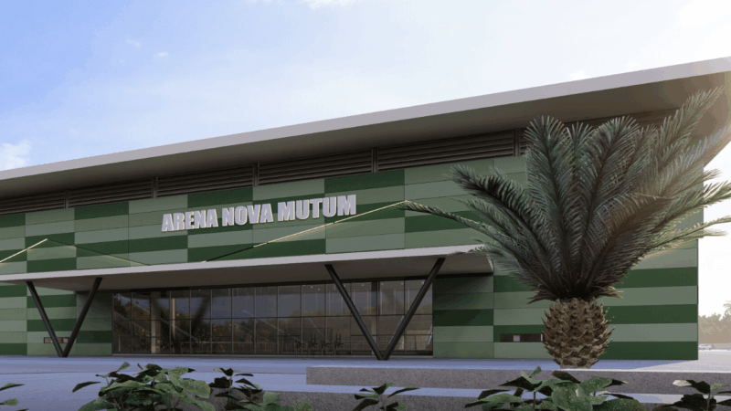 Nova Mutum libera arena poliesportiva e licitação de estádio; investimento passa de R$ 56 milhões