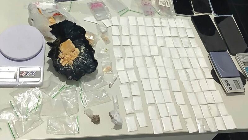 Jovem é detido em Colíder com cerca de 100 porções de cocaína em casa