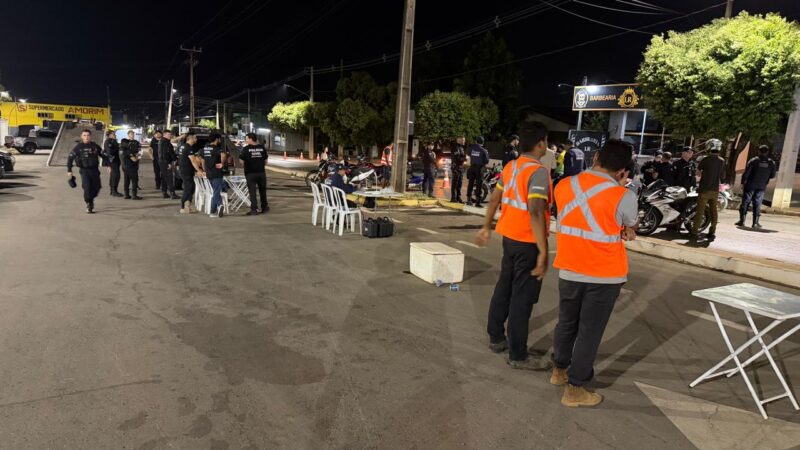 Lei Seca em Sorriso termina com 11 presos por embriaguez ao volante e 23 veículos recolhidos
