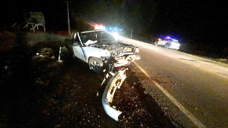 Colisão frontal entre Hilux e S10 deixa ferido na MT-208, entre Alta Floresta e Carlinda