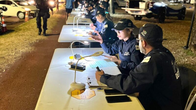 Lei Seca em Sinop: 26 motoristas presos por embriaguez e 35 veículos apreendidos