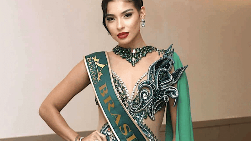 Modelo de Sinop conquista 7º lugar e Miss Fotogenia em concurso no Equador