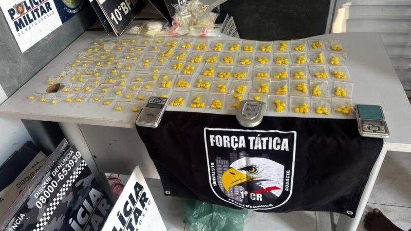Força Tática prende homem com 321 comprimidos de ecstasy em Cuiabá