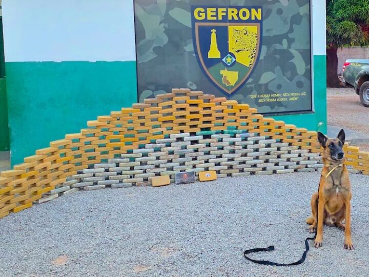 Gefron apreende R$ 5,5 milhões em cocaína escondida em malas na cabine de caminhão na BR-174