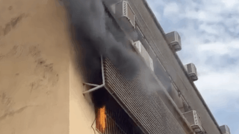 Curto-circuito em ar-condicionado causa princípio de incêndio e suspende aulas em blocos da UFMT, em Cuiabá