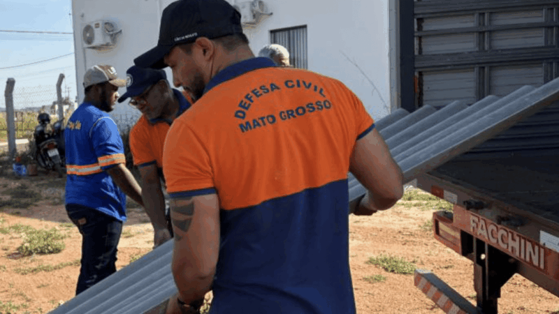 Defesa Civil envia ajuda humanitária a Colíder, Gaúcha do Norte e Rosário Oeste após chuvas