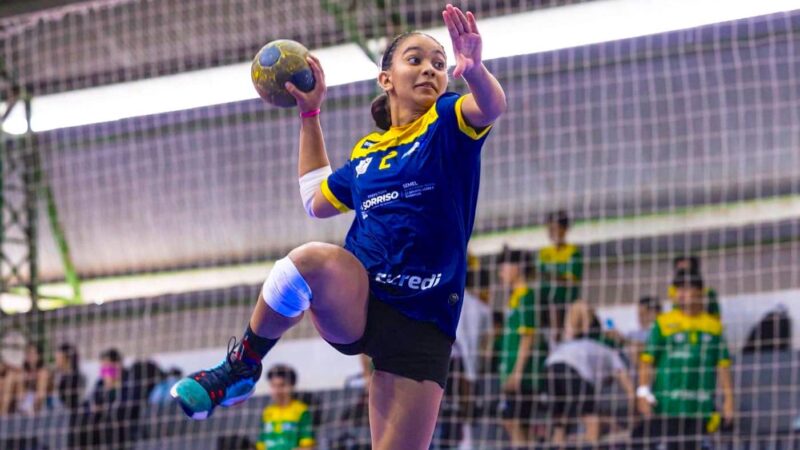 Arena Sorriso recebe seletiva estadual de handebol cadete para o Campeonato Brasileiro