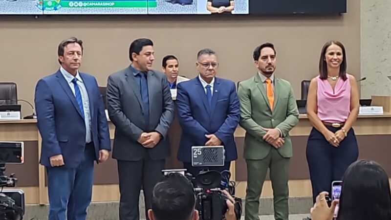 Toninho Bernardes comandará a Câmara de Sinop no biênio 2027/2028