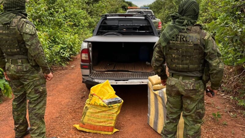 Três homens morrem em confronto com o Gefron em Pontes e Lacerda; R$ 2,9 milhões em drogas são apreendidos