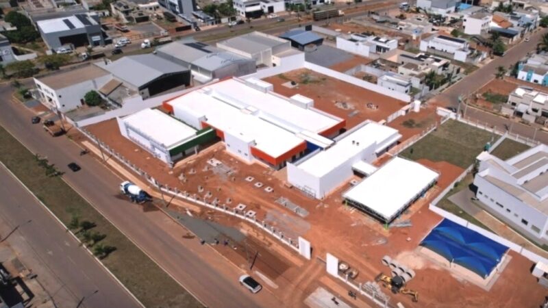 Obra de centro infantil para 300 crianças chega a 90% em Nova Mutum