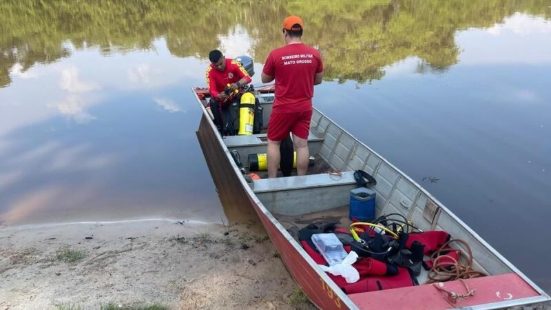 Bombeiros encontram corpo de homem que se afogou no rio Tapirapé