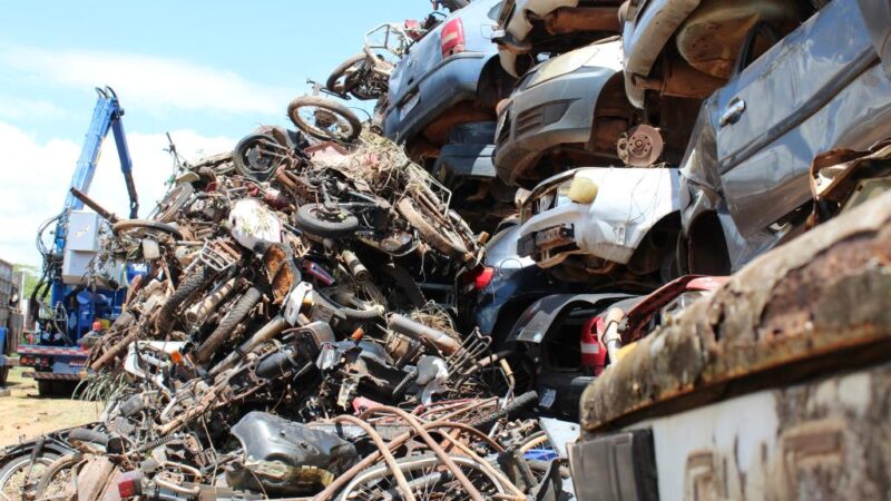Detran-MT prevê reciclar 7,4 mil veículos até o fim do ano